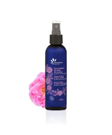 Fleurance Nature Fleurance Nature - Damask Rose Floral Water - Certified Organic Cosmetic Cosmos Ecocert - 200ml - Facial Care for Women and Men - Organic Facial Skincare Routine - Rose Hydrosol - 26128