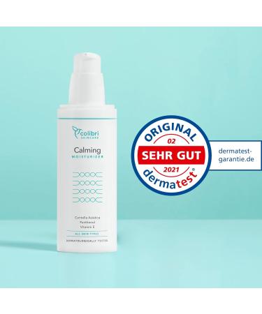 Colibri Skincare Calming Moisturizer 80ml | Hyaluron Serum & Shea Butter Face Cream for All-Day Care | Best Day Cream for Men & Women - Buy Online on GoSupps.com