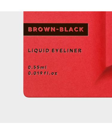 Flowfushi UZU Eye Opening Liner Liquid Eyeliner - Brown Black - Buy Online on GoSupps.com