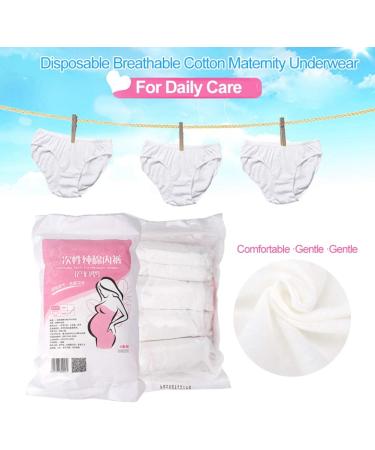 4 Pcs Disposable Underpants for Women | High Absorbent & Breathable Travel Underwear for Pregnant or Postpartum Women XXL-XXXL White - Buy Online on GoSupps.com