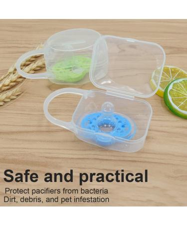 XPEX 6 PCs Transparent Pacifier Box - Durable Portable Dustproof Baby Storage Container - Buy Online on GoSupps.com