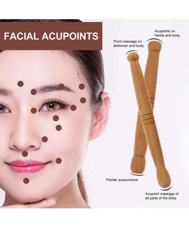 EXCEART Wooden Massage Sticks - Acupuncture Points Massage Set for Face Neck Back Legs & Feet - 4 Pack (Random Style) - Buy Online on GoSupps.com