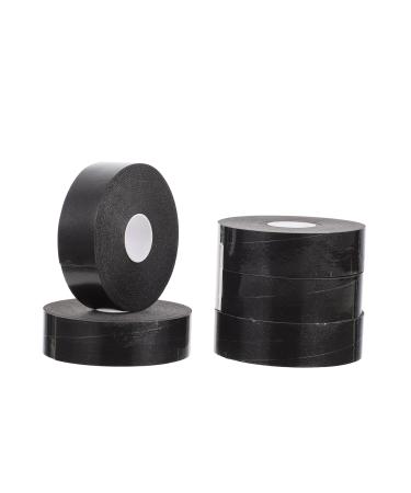 DRESSOOS 5 Rolls Foam Eye Pads Eyeliner Tape Adhesive Eyelash Tapes Eyelash Patches Eyelash Grafting Tapes Grafting Eyelash Tapes Eyelash Patches Microporous X5m Eye Shadow 8.50X8.50X2.50CM Black