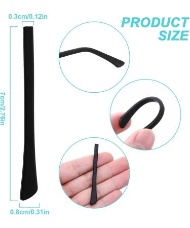 Buy Wllhyf 8 Pairs Non-Slip Glasses Arm Covers - Silicone End Tips & Ear Cushions for Comfortable Thin Metal Glasses - Buy Online on GoSupps.com