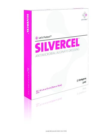 SILVERCEL Antimicrobial Alginate Dressing SILVERCEL dressingNG 4X4