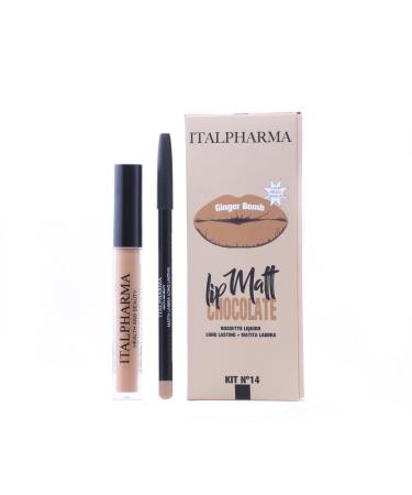 Italpharma Lip Matt Chocolate Set Lipstick + Lipstick (Set 14)