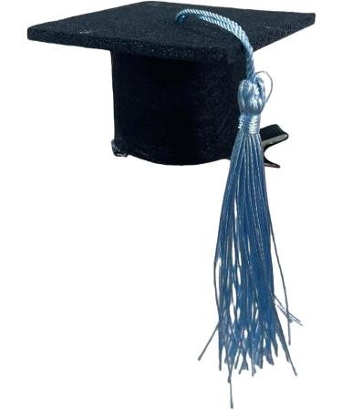 AIYING Small Graduation Hat - 3D Doctoral Hat Hair Clip Headband | 10 3D Graduation Hat Hairpins Dress up Photo Decoration Supplies for Graduation Blue - Buy Online on GoSupps.com