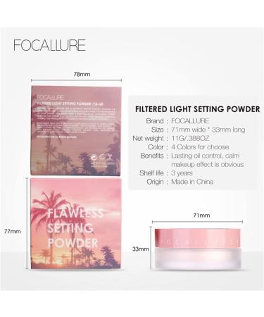 FOCALLURE Flawless Setting Spray & Powder Double Lasting Foundation 04 - Buy Online on GoSupps.com