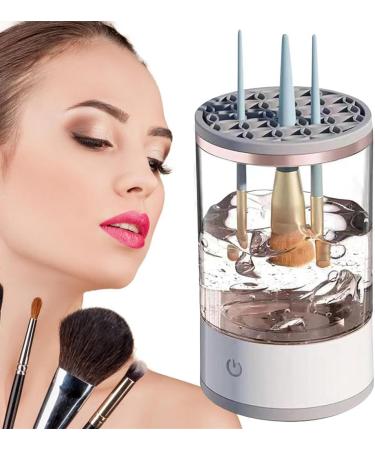 QUR White Makeup Brush Cleaner Electric Automatic Spinning Makeup Brush Cleaner Fit for All Makeup Brush - Buy Online on GoSupps.com