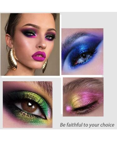 High Pigment Multi Chrome Glitter Eyeshadow 02# - Waterproof, Long Lasting, Smudge Proof Liquid Eye Shadow - Metallic Matte Finish, Quick Drying - Buy Online on GoSupps.com