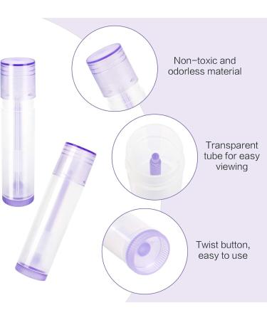 72 PCS Empty Lip Balm Tubes Empty Lipstick Tubes Lip Balm Containers Clear Colorful Empty Lipstick Tubes With Twist Bottom And Top Cap For DIY Lipstick (5g 6 Colors) - Buy Online on GoSupps.com