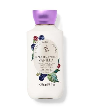 Bath and Body Works Black Raspberry Vanilla Lotion 8 Ounce Full Size Signature Collection 8 Fl Oz (Pack of 1)