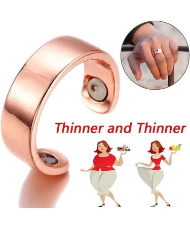 Qqy Men's Therapeutic Magnetic Ring - Adjustable Lymphatic Drainage & Weight Loss Aid - Buy Online on GoSupps.com