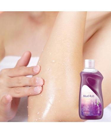  Ecoticfate Rubbing Mud Cream - Moisturizing Exfoliation Dead Skin Removal Whitening 350ml | Rubbing Mud Body Scrub Gentle Exfoliation Brightens Dull Complexion Ecoticfate - Buy Online on GoSupps.com