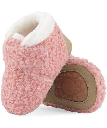 Cheerful Mario Baby Winter Home Slippers in Pure Pink - Size 18-24 Months - Buy Online on GoSupps.com