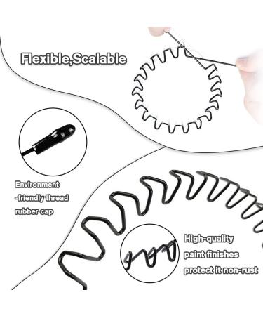 Non-Slip Men's Metal Hair Bands for Sports and Daily Wear (3 Pack) - 3pcs-S1 - Buy Online on GoSupps.com