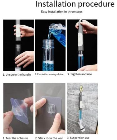 kzxbty Electric Scrubbers Cleaning Brush Scrubbers Adjust Extension Handle Electric Scrubbers Easy Install Easy to Use Green - Buy Online on GoSupps.com