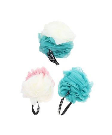 Beaupretty 3pcs Body Wash Sponge Loofah Mesh Brush Shower Ball Bath Shower Sponge Loofah Loufah Puff Scrubber Ball Loofah Bath Sponge Swirl Cleaning Scrubber Bath Puff Bubble Net Soft Tub