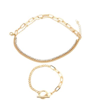 Bracelet Wear Resistant Compact Firm Sturdy Jewelry Gift Layered Bracelet for Valentine's Day for Dating for Wedding Party