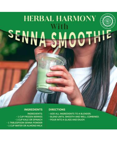 Pride of India | Senna Whole Leaf Powder 8 oz (227 gm) | Bitter & Pungent | Add it to smoothies juices hot water | Non-Bioengineered Caffein-Free Gluten-Free Vegan Senna Powder 8 Ounce (Pack of 1) - Buy Online on GoSupps.com