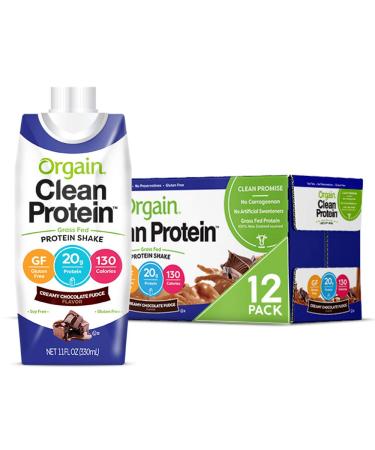 Orgain Grass Fed Hydrolyzed Collagen Peptides Protein Powder - Paleo & Keto Friendly Amino Acid Supplement Pasture Raised & Grass Fed Clean Protein Shake Creamy Chocolate Fudge - Meal Replacement - Buy Online on GoSupps.com