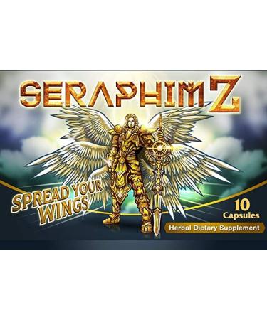 Seraphim Z New Energy, Strength & Endurance Booster by The Makers of Wild Bull 10