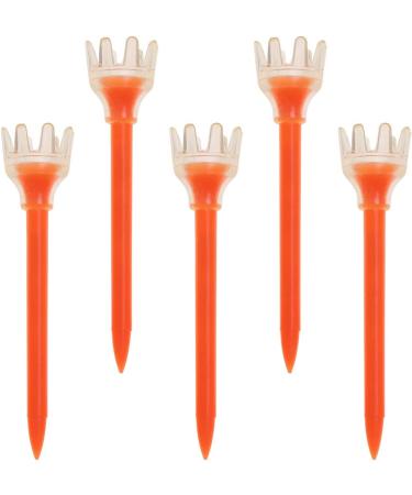 5pcs Lightweight & Durable Plastic Crown Top Golf Tees 7CM - Random Color - Buy Online on GoSupps.com