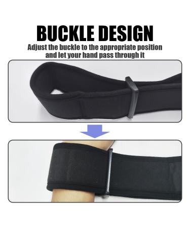 JTMKYO 1 Piece Adjustable Support Strap Neck Support Elastic Band Collar Attachment Wrist Elbow Arm Loops Shoulder Strap for Men and Women Black - Buy Online on GoSupps.com