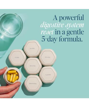 Gut Remedy Capsules - 3 Monthly Cleanses for Digestive Health | Magnesium Citrate Berberine L-Glutamine | 5-Day Cleanse & Gut Microbiome Reset (90 Count) - International Shipping Available - Buy Online on GoSupps.com