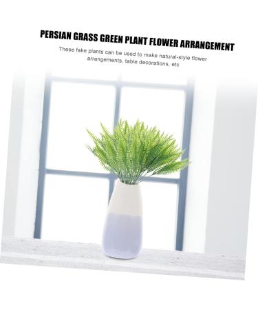 Zerodeko Plastic Plants 4pcs Simulated Leaves Lovage Plant in Green Decorations Artificial Plant Twigs for Vases Faux Plants Pot Artificial Eucalyptus Vases Home Decor Wedding Plastic Fern Green 15X15X35CM - Buy Online on GoSupps.com