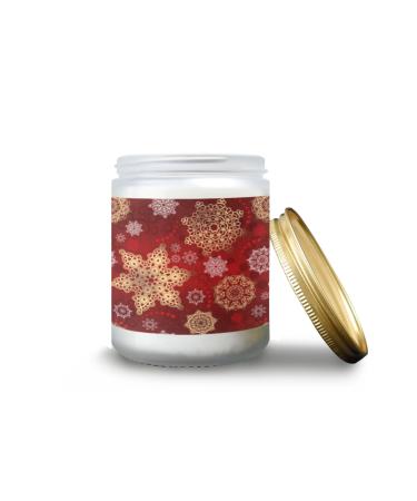 Orange Lemon Candles for Home Scented Aromatherapy Jar Candles 7 oz Long Lasting Candles Scented Candles Gift Set for Women Perfect for Birthday Gifts Christmas Snowflakes