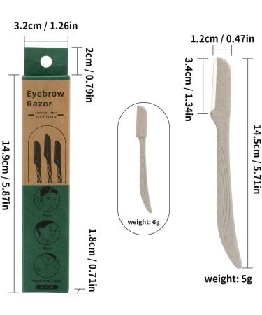 Jocxzi Eyebrow Razor Set - 6-Piece Trimmer for Hair Removal & Dermaplaning - Beauty Shaper for Women - Buy Online on GoSupps.com