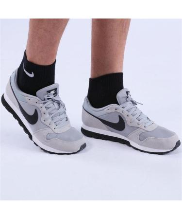 Buy Nike Men's MD Runner 2 Gymnastics Shoes - Grey Wolf Grey Black White (EU 40) - International Shipping Available - Buy Online on GoSupps.com