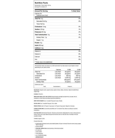 Teeccino Herbal Coffee - Almond Amaretto (11oz / 311g) - Buy Online on GoSupps.com