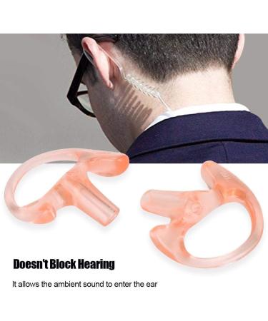 Replacement Soft Silicone Earmold Pink Earpiece Good Stretching Two-Way Radio Ear Soft Insert Silicone Earplug for Most Coil Tube Audio Kits for Both Left and Right Ears(M) - Buy Online on GoSupps.com
