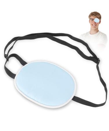 Sids eye flap amblyopia eye flap visually corrected eyes covers cotton rubber band full cover light-blocking strabismus cushion for adults and children (blue) adult