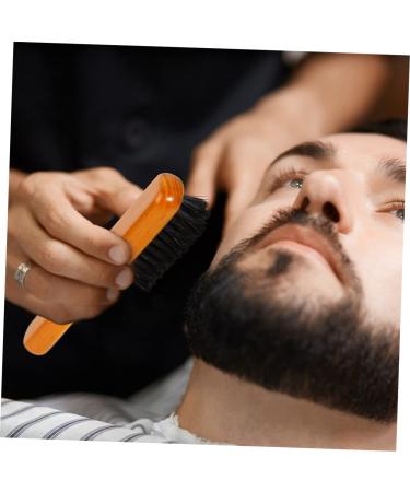 Minkissy Bartkamm Beard Brush - Wooden Boot Care Bursts Comb for Men | Shiny Hairbrushes for Beards & Hair - Multipurpose Cosmetic Tool - Buy Online on GoSupps.com