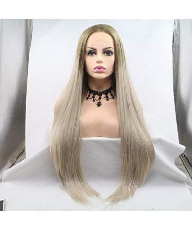 BGHJUE Mid-Range Linen Micro-Volume Full-Top Wig - Long Straight Hair Front Lace Women's Wig | International Shipping Available - Buy Online on GoSupps.com