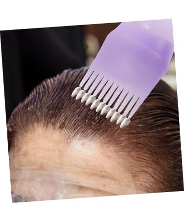 Mikinona 1 Set Hair Dye Bottle with Comb Hair Applicator Tool Hair Dye Tools Salon Hair Empty Lip Gloss Tubes Hair Coloring Kit Hair Coloring Tools Kit DIY Hair Dye Kit Plastic Purple 6.9x4.8cm Purple - Buy Online on GoSupps.com