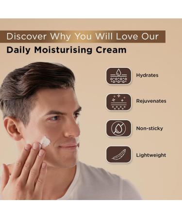 Shop The Man Company Daily Moisturising Cream - Shea Butter & Vitamin E for All Skin Types | 50 gm | Hydrating & Nourishing | International Shipping Available - Buy Online on GoSupps.com