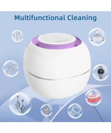 Denture Cleaner with Ultrasonic & Light Care Technology Automatic Retainer and Aligner Cleaning Case for Deep Cleaning Works on Dentures Invisalign Night Guards Mouthguards white - Buy Online on GoSupps.com
