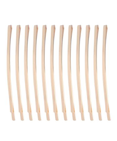 Beaupretty 100 Pieces Long Flat Bobby Hairpins Metal Hair Clip Bobby Pin Side Hair Clip Hairpin for Women Girls (Golden) - Buy Online on GoSupps.com