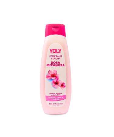 YOLY Rosehip Daily Moisturizing Body Wash - Refreshes & Rejuvenates Ideal for Dry & Sensitive Skin 25.3 Fl Oz