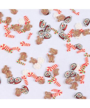 Christmas Nail Art: MAGICLULU 2 Boxes of Sequins & Polymer Clay Slices for Acrylic Nails - Buy Online on GoSupps.com