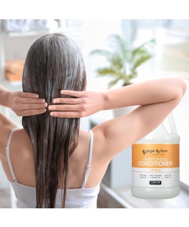 Ginger Lily Farms Club & Fitness Moisturizing Conditioner 1 Gallon - Citrus Scent | Vegan & Cruelty-Free - Buy Online on GoSupps.com