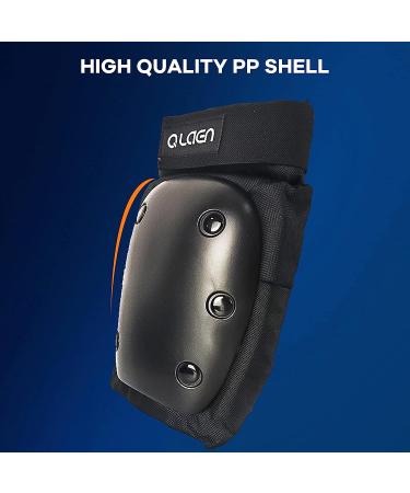 QLAEN Sports Knee Elbow Wrist Pad Guards Set of 3 for Roller Skates Cycling Skateboard - Buy Online on GoSupps.com