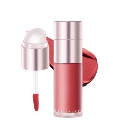 Creamy Blush Stick | Lip Gloss Eyeshadow Cream Blush Stick - Cosmetics Face Makeup Matte Lipstick for Women Eyes Lips Travel Party Wedding Office School