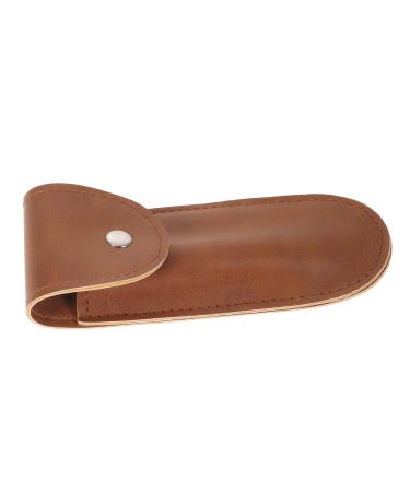 Healeved razor etui travel razor cover razor protective cover razor case razor carrier bag travel accessories razor protective cover razor protection pu leather razor bag