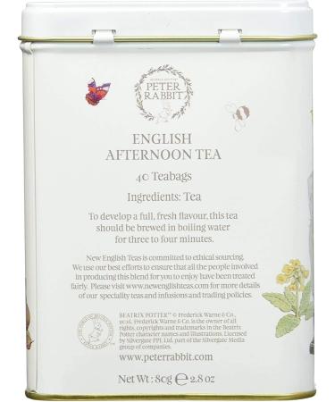 New English Teas Peter Rabbit Tea Caddy with 40 English Afternoon Teabags - Beatrix Potter - Buy Online on GoSupps.com