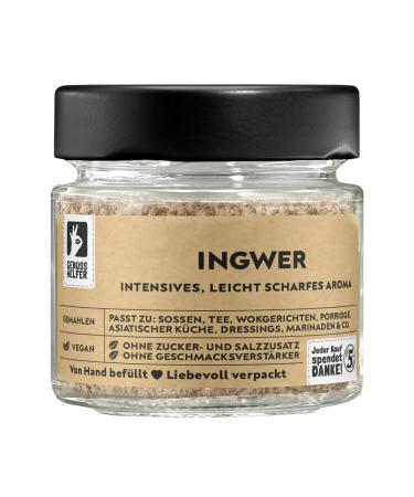 Bremer Gew rzhandel Ginger ground ginger powder for cooking 30g in a glass jar 30 g
